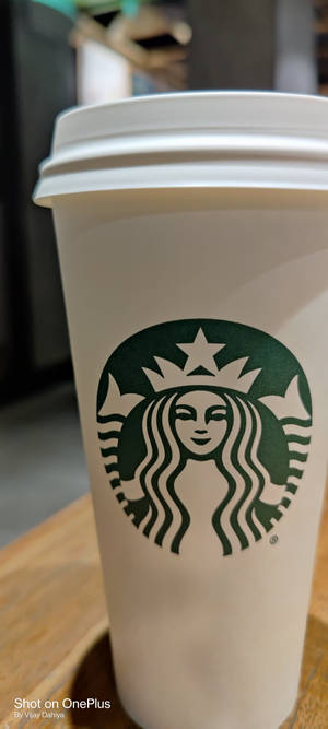 แก้ว Starbucks สีขาว iPhone — iPhone 12 Pro Max วอลเปเปอร์