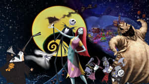วอลเปเปอร์ The Nightmare Before Christmas — 나이트메어 비포 크리스마스 GIF วอลเปเปอร์