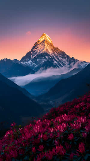 สีชมพู,สงบ,พื้นหลัง,สีทอง,สวยงาม,ตระหง่าน,เมฆ,หุบเขา,พระอาทิตย์ขึ้น,ธรรมชาติยามเช้า,ดอกไม้สีชมพู,ดอกไม้,ธรรมชาติ,ทิวทัศน์,พระอาทิตย์ตก,สุนทรียภาพพระอาทิตย์ตก,ภูเขา,สุนทรียภาพภูเขา,ทิวทัศน์ภูเขา,ธรรมชาติ 4k — พระอาทิตย์ตก วอลเปเปอร์