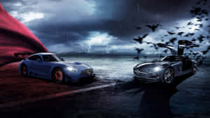 แบทแมน ซูเปอร์แมน รถยนต์ เมอร์เซเดส AMG — แบทแมน วอลเปเปอร์