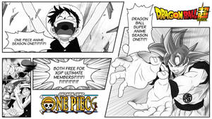 วอลเปเปอร์แบนเนอร์ Shonen Jump พร้อมแผงมังงะ — มังงะพาเนล วอลเปเปอร์