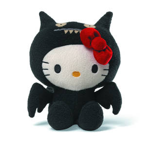 วอลเปเปอร์ Hello Kitty แวมไพร์ดำฮาโลวีน — 凯蒂猫万圣节 วอลเปเปอร์