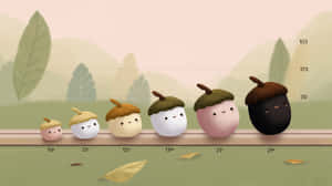 ลูกโอ๊ก,น่ารัก,ตัวละคร,การเติบโต,ธรรมชาติ,ความก้าวหน้า,การวัด,ฤดูใบไม้ร่วง,ขี้เล่น,แผนภูมิ,การศึกษา,การพัฒนา,หวาน,ธรรมชาติ,เรียบง่าย