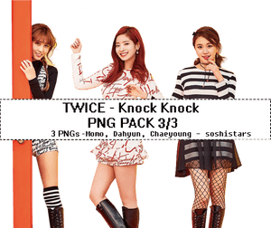 แพ็ก Twice Knock Knock PNG
