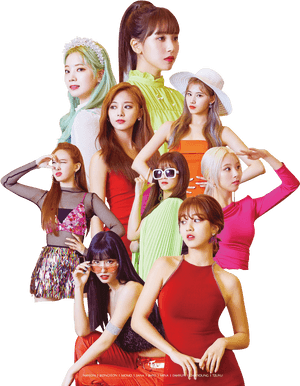 แฟชั่นหลากสีสันของสมาชิก Twice