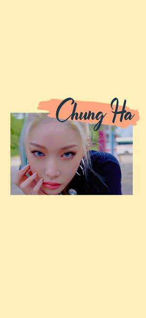 วอลเปเปอร์แฟนอาร์ต Chungha — iPhone 17 วอลเปเปอร์