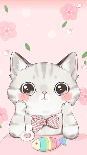 ภาพเคลื่อนไหวน่ารัก — แมว วอลเปเปอร์