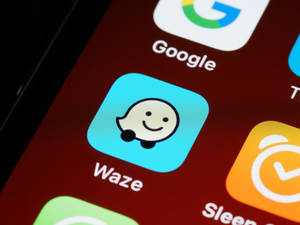แอป Waze iOS 13 — iPhone 14 วอลเปเปอร์