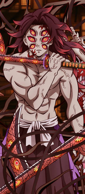 Demon Slayer โคคุชิบุโอ — กาแล็กซี่ Z Flip 7 วอลเปเปอร์
