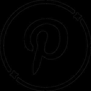 โครงร่างโลโก้ Pinterest