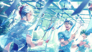 วอลเปเปอร์โทโดโรกิสุดน่ารักกับเทนยะและมิโดริยะ — น่ารัก โทโดโรกิ วอลเปเปอร์