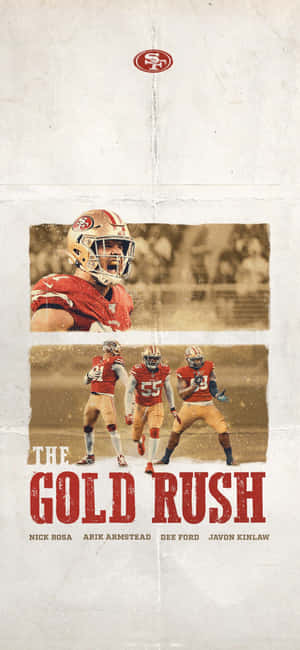 Arik Armstead ในโปสเตอร์ Gold Rush — Vivo V วอลเปเปอร์