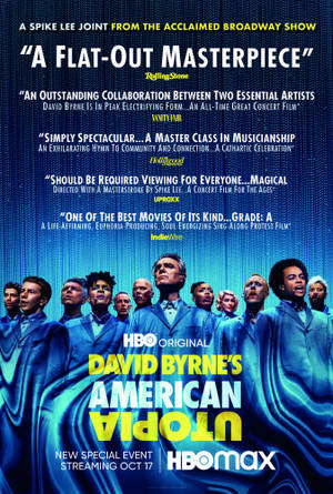 โปสเตอร์ David Byrne American Utopia 2020 — Huawei MatePad วอลเปเปอร์