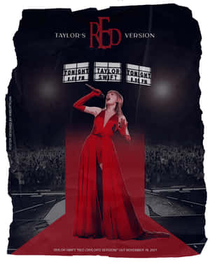 Red Taylors Version — Taylor Swift วอลเปเปอร์