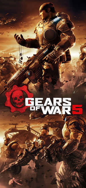 พื้นหลัง iPhone XS Gears Of War 5 — Realme C100 วอลเปเปอร์