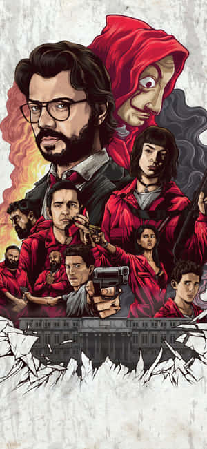 โปสเตอร์นักแสดง Money Heist — เสี่ยวหมี่ 17 อัลตรา วอลเปเปอร์