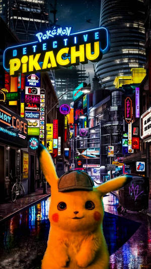 โปสเตอร์ภาพยนตร์ Pokémon Detective Pikachu — พิคาชู วอลเปเปอร์