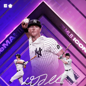 โปสเตอร์สีม่วง DJ LeMahieu — 1:1 วอลเปเปอร์