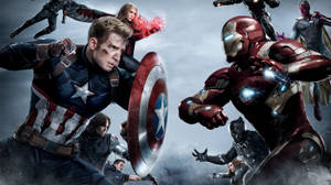 โปสเตอร์สุดหม่น Captain America Civil War — ไอรอนแมน วอลเปเปอร์