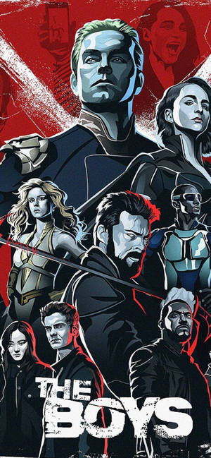 โปสเตอร์เวกเตอร์ The Boys — iPhone 17 Pro Max วอลเปเปอร์