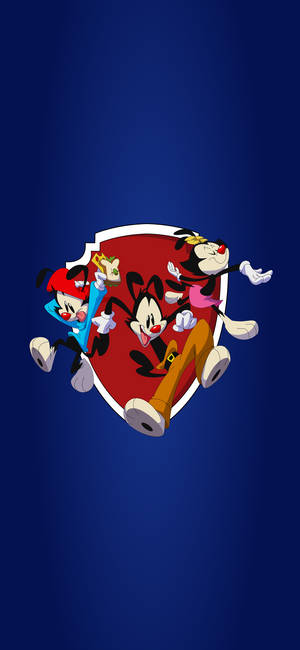 วอลเปเปอร์โปสเตอร์แนะนำ Animaniacs สุดเจ๋ง — iPhone 17 วอลเปเปอร์