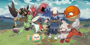 วอลเปเปอร์ Pokemon Legends Arceus อาคาริยิ้ม — โปเกมอน เลเจนด์ อาร์เซอุส วอลเปเปอร์