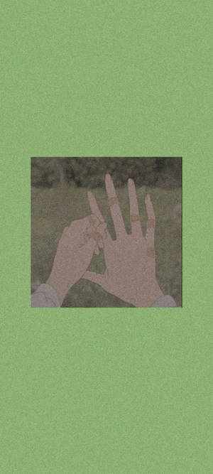 Green Anime Aesthetic — POCO M7 วอลเปเปอร์