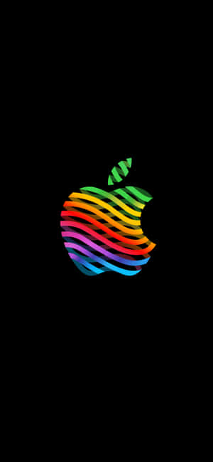 Retro Apple Logo — iPhone X วอลเปเปอร์