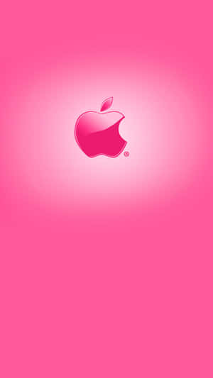 โลโก้ Apple สีชมพูเงา HD iPhone — สีชมพูสวยงาม GIF วอลเปเปอร์