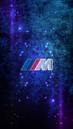 โลโก้ BMW M สีน้ำเงินม่วงประกาย — BMW วอลเปเปอร์