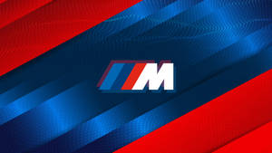 โลโก้ BMW M สีแดงน้ำเงินเงา — BMW วอลเปเปอร์