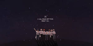 วอลเปเปอร์โลโก้ BTS ศิลปะ