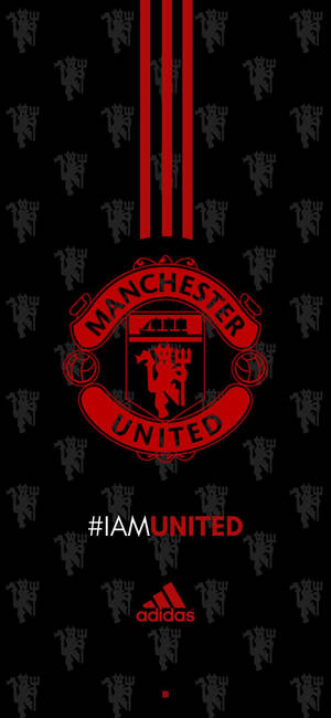โลโก้ Manchester United และโลโก้ Adidas — Galaxy S25 Edge วอลเปเปอร์