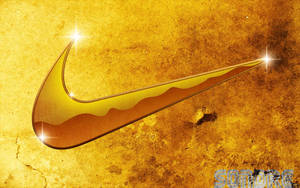 โลโก้ Nike สีทองเท่ๆ