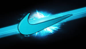 โลโก้ Nike สีฟ้าเทอร์ควอยส์สุดเท่