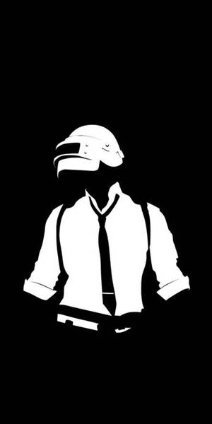 โลโก้ PUBG ขาวดำ — 18:9 วอลเปเปอร์