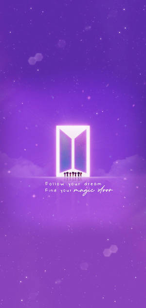 โลโก้ Tiny Tan BTS พร้อมเงา — iPhone 18 Pro วอลเปเปอร์
