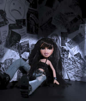 ภาพความสวยงามแบบ Bratz — Galaxy Z Fold วอลเปเปอร์