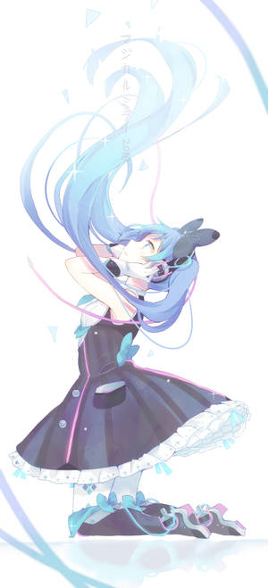 วอลเปเปอร์ Hatsune Miku อนิเมะศิลปะ HD เท่ — iPhone 12 วอลเปเปอร์