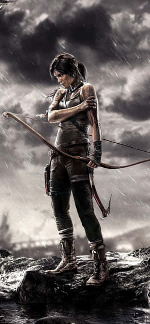 พื้นหลัง Iphone Xs Max Rise Of The Tomb Raider — iPhone 16 วอลเปเปอร์
