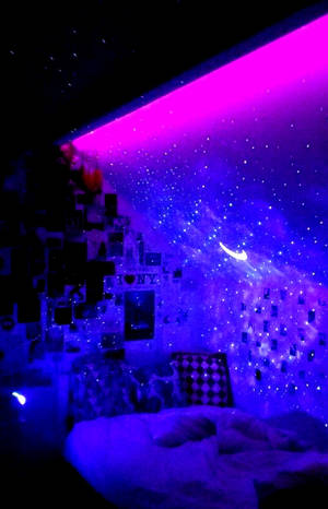 วอลเปเปอร์ไฟ LED ห้องนอนสวยงาม — Honor MagicPad4 วอลเปเปอร์