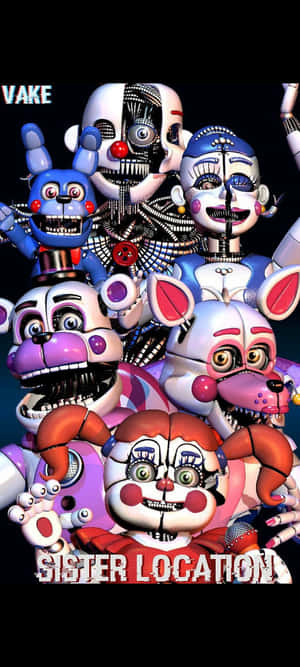 Five Nights At Freddys Sister Location — ZTE Blade A76 วอลเปเปอร์