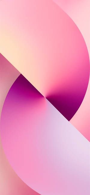 วอลเปเปอร์ไลท์พิงค์อาร์ต iPhone 13 Pro — iPhone สีชมพูสวยงาม วอลเปเปอร์