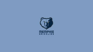 วอลเปเปอร์ไอคอนทีม Memphis Grizzlies แบบเรียบง่าย — คอนทราสต์ต่ำ วอลเปเปอร์