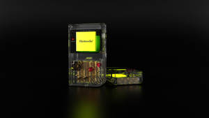 วอลเปเปอร์เกมบอยนินเทนโดรุ่นใสเรืองแสงสีเขียว