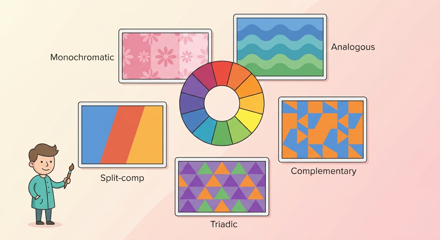 ทฤษฎีจานสีสำหรับวอลเปเปอร์