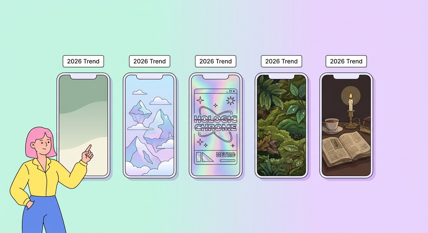 เทรนด์วอลเปเปอร์มือถือ — 2026